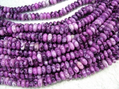 5strands  4x6 5x8 6x10mm jasper stone rondelle purple pink jasper gemstone jewelry beads