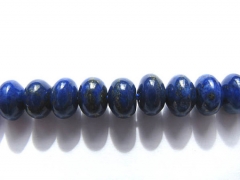 wholesale lapis lazuli charm beads rondelle abacus blue jewelry bead 5x10mm ---2strands 16"/per