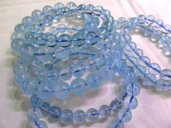 AA+ genuine 4-12mm Topaz gemstone,London Blue topaz Beads,Sky blue Topaz jewelry Bracelet