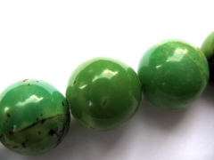 2strands 4-16mm genuine chrysoprase gems Round Ball green chrysoprase beads jewelry bea