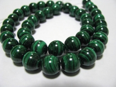 AA Grade 4-12mm full strand Natural malachite gems Round Ball green jewelry beads