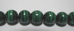 AA Grade 4-12mm full strand Natural malachite gems Round Ball green jewelry beads