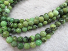 2strands 4-16mm genuine chrysoprase gems Round Ball green chrysoprase beads jewelry bea