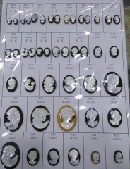 AA+ 150pcs Pearl Shell jewelry 22x30mm with black stone flat MOP shell Cabochons oval egg pendant Virgin Mary charm