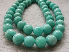 Genuine Russia Amazonite GEM Grade A Natural Round Semi-Precious Gemstone Bead 4/6/8/10mm For bracelet-necklace-earrings