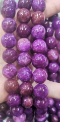 14mm to 6mm  Purple Red Sugilite Gemstone Round Loose Beads 16inch Crystal Gemstones for bracelet -necklace-earings