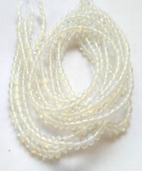Natural white  opal stone  4-12mm Genuine Natural Stone Healing round ball loose beads