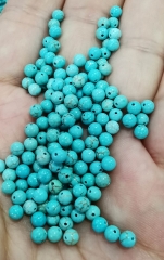 100pcs Turquoise Bead,round ball cabochons rings bead 2-4mm for jewelry making