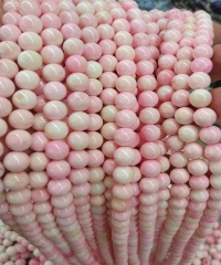 Full strand 16inch pink conch jewelry round ball red shell beads  6-16mm for earrings bracelet-necklace DIY