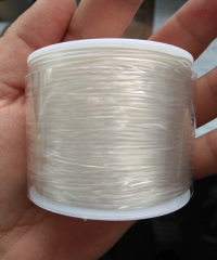 1.2mm to 0.7mm Strong Elestic Stretch String Cord   for Jewelry Making Bracelet Beading Thread white-black
